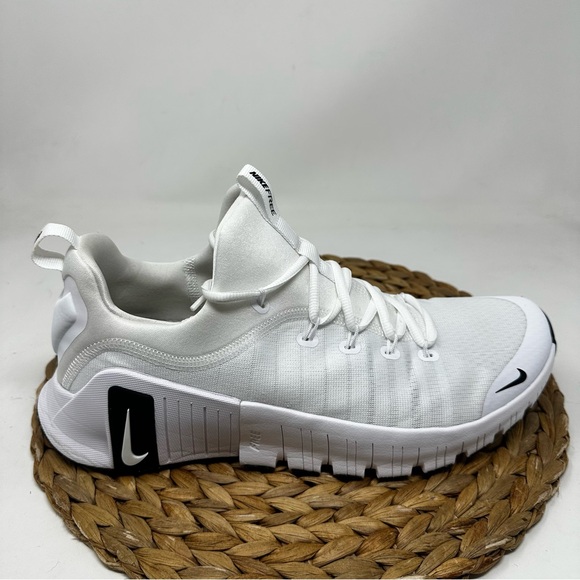 Nike Free Metcon 6 Training Shoes White Black Size 12 Men's